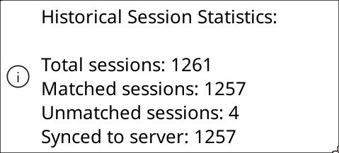 Historical Session Stats